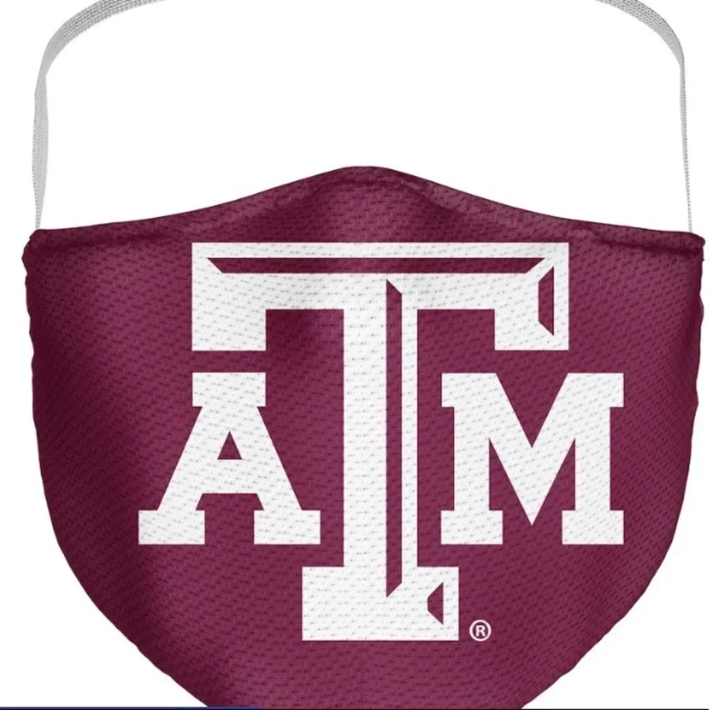 NEW in Package Texas A&M Aggies Face Masks Set of 3 One Size